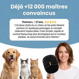 NetPoil™ - Gant Anti-Poils Réutilisable & Écologique