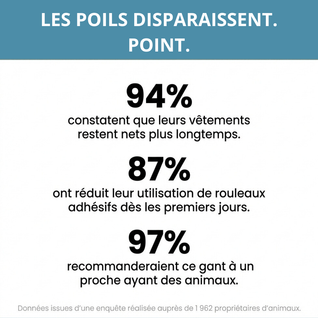 NetPoil™ - Gant Anti-Poils Réutilisable & Écologique