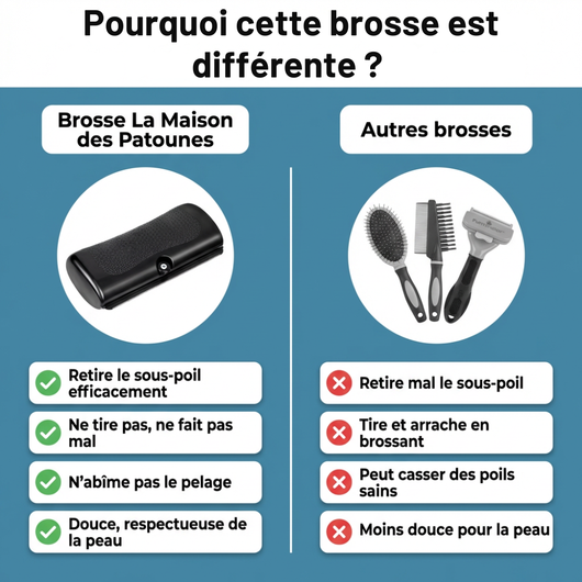 Brosse Retire-Poils Morts